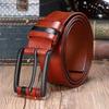 Belt Handmade Custom Lamb Leather Belt Men'S First Layer Cowhide Retro Casual Pin Buckle Belt