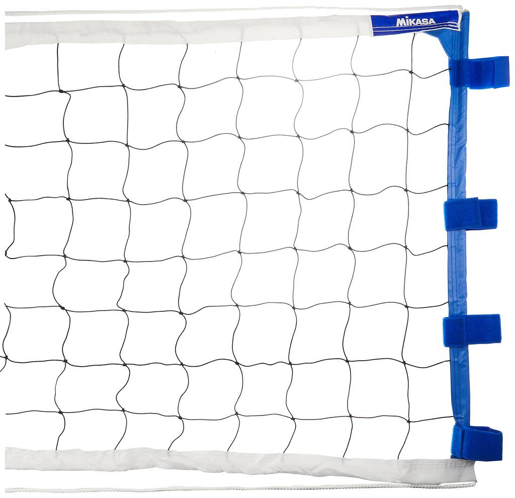 MIKASA SOFT-NET10 Soft Volleyball Net (Fixed/Mountable Supports) Black
