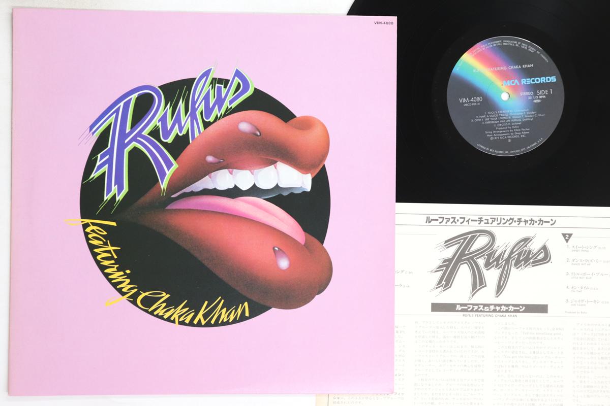 

LP Record RUFUS, CHAKA KHAN - Rufus Featuring Chaka Khan VIM4080 MCA 1982 Japan Soul/Funk Used