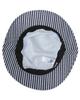 Bucket Hat Golf Hat FR [Pin Apparel] Women's (Stripe) / / 622-5187306 120_Navy