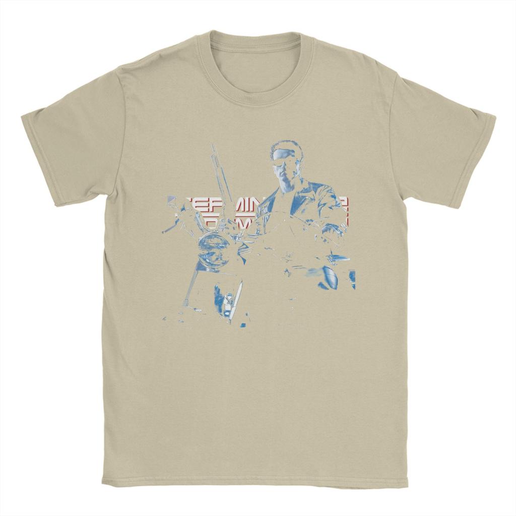 Movie Terminators T Shirt Men's  Pure Cotton Casual T-Shirts O Neck  Tee Shirt Short Sleeve Tops Gift Idea