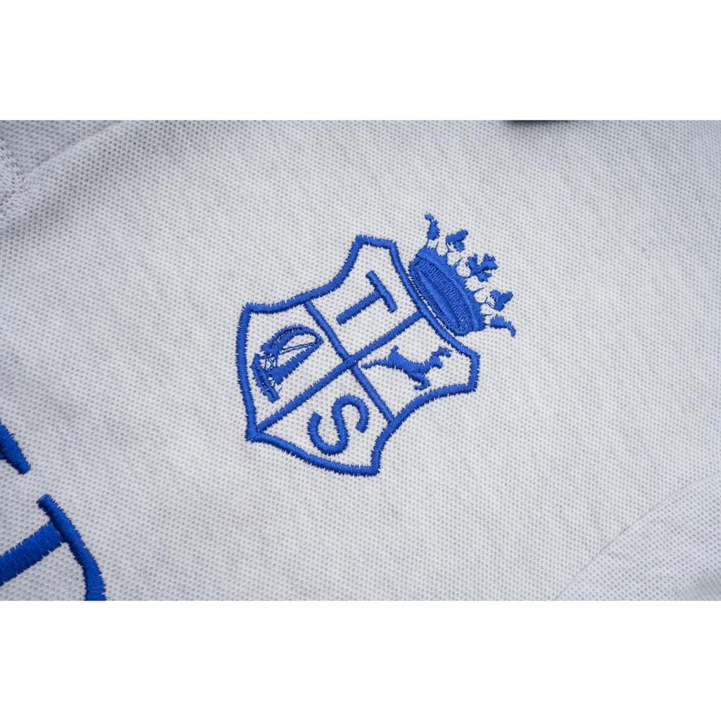 TrendHub Herren Poloshirt Madrid Langarm Lässig Hochwertige Baumwolle Stickerei Luxus Nähte Kontrastfarbe Originaldesign