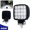 4 Inch Led Flood Light Excavator Squar Forklift Tractor Heavy Duty Blub Offroad 12V 24V 6240Lm Agricultural Vehicles
