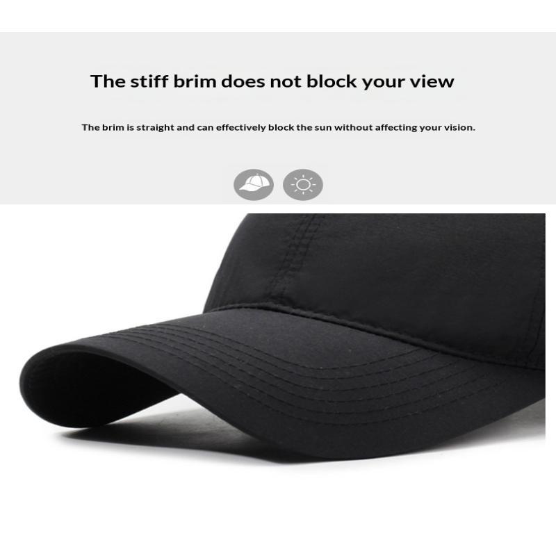 Quick Dry Breathable Baseball Cap With Perforated Mesh Uv Protection Perfect For Running Hiking Outdoor Sports