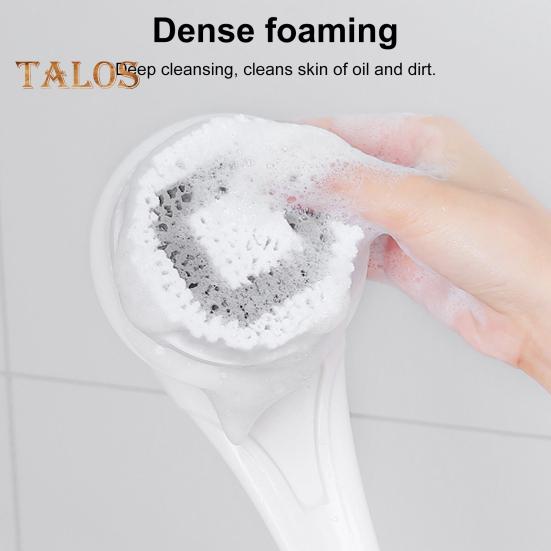 Elektrický koupelový kartáč s 5 kartáčovými hlavicemi Vodotěsný Dobíjecí Design s dlouhou rukojetí 3-rychlostní rotace Sprchový masážní kartáč