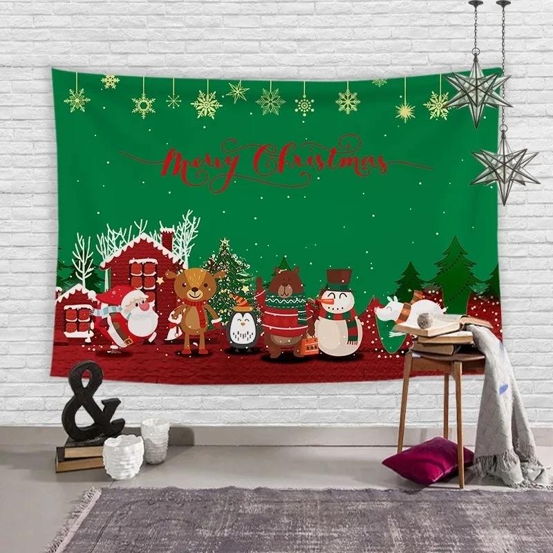 Christmas Tree Simple Pattern Tapestry Living Room Sofa Home Decor Christmas Gift