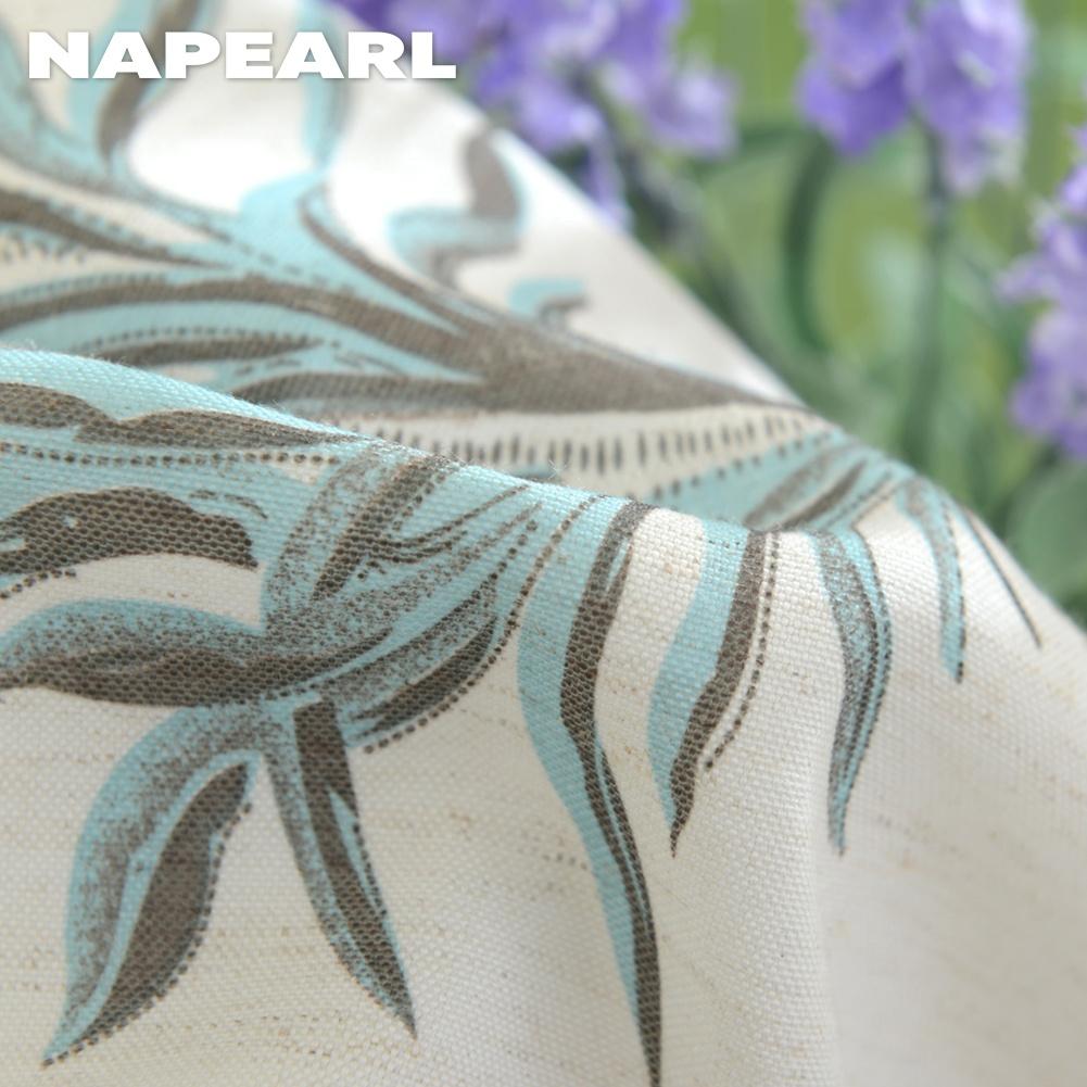 1PC NAPEARL Retro Green Plant Flower Oven Skirt, Lotus Leaf Lace Edge Decorative Oven Door Curtain for Kitchen Home Decor