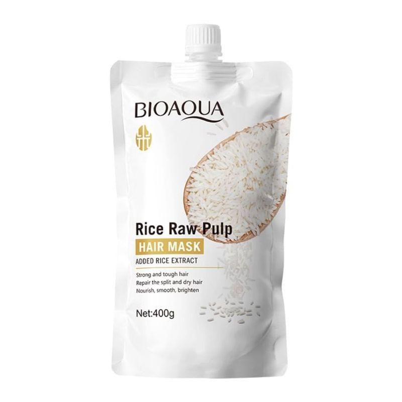 BIOAQUA - Rice Raw Pulp Hair Mask 400g