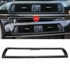 Carbon Fiber Style Console Air-Conditioning Vent Outlet Cover Trim for BMW 5 Series F10 2011 2012 2013 2014 2015