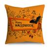Halloween Theme Horror Pumpkin Wizard Print Pattern Cushion Cover Home Living Room Sofa Decoration Square Throw Pillow