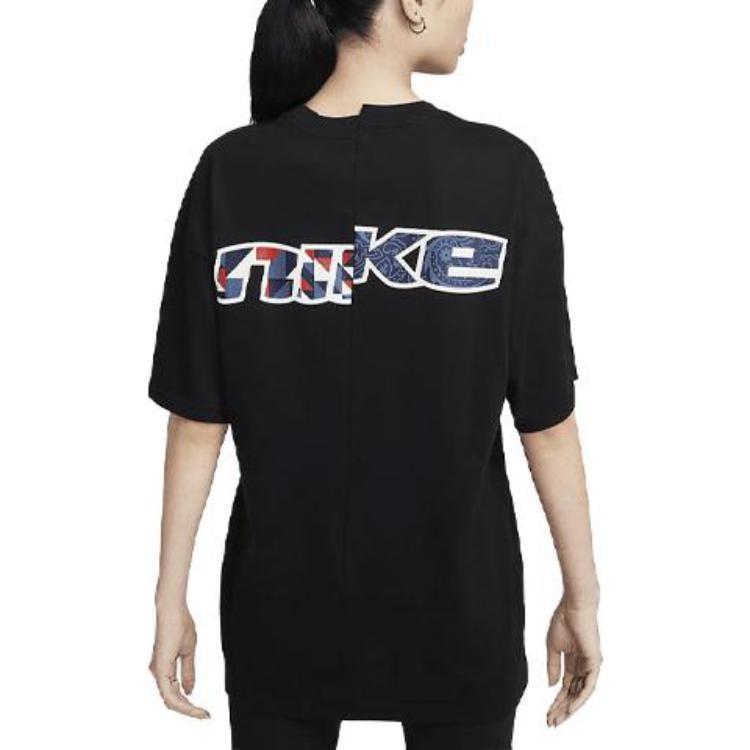 Nike Sportswear Collection Training Crewneck T-Shirt Black Women's FQ0366-010