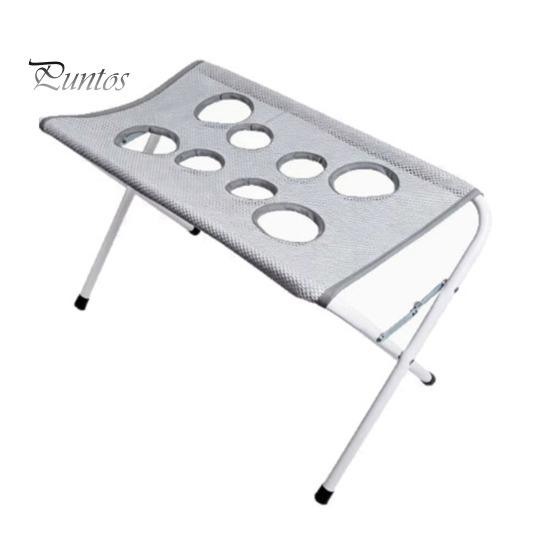 Foldable Pet Bath Stand Dog Grooming Hammock Stand, Cat 8-Hole Small Bathing Assistant Washing Station for Medium Dogs, Nail Trimming And Harness