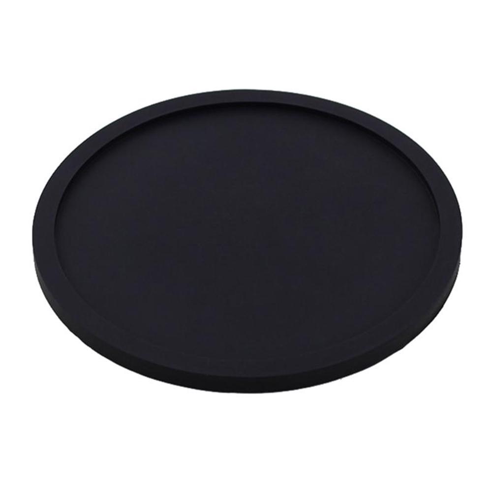 Buy Gadget Black Silicone Thick Glass Placemat Safe Durable Cup Mug Insulation Pad Cup Mat Table