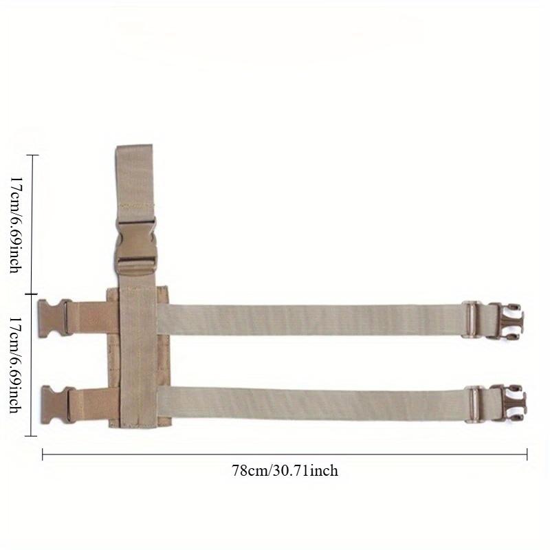 1PC Universal Drop Leg Holster Thigh Platform MOLLE Gun Holster for Hunting Paintball Panel with Adjustable Molle Straps