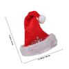 Christmas Hat Santa Hat Soft Comfortable Holiday Party Supplies Unisex Xmas Cap Warm Festive Headwear Decoration