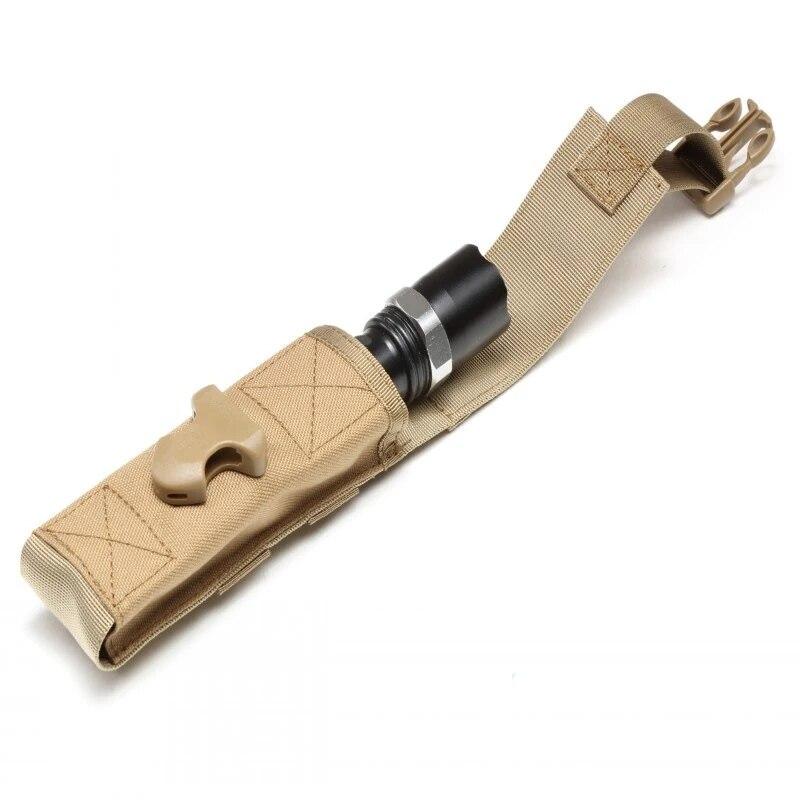 

Outdoor Flashlight Bag Flashlight Bag Multifunctional Swing Stick Set MP5 Storage Bag MOLLE Fan Kit Accessories Package
