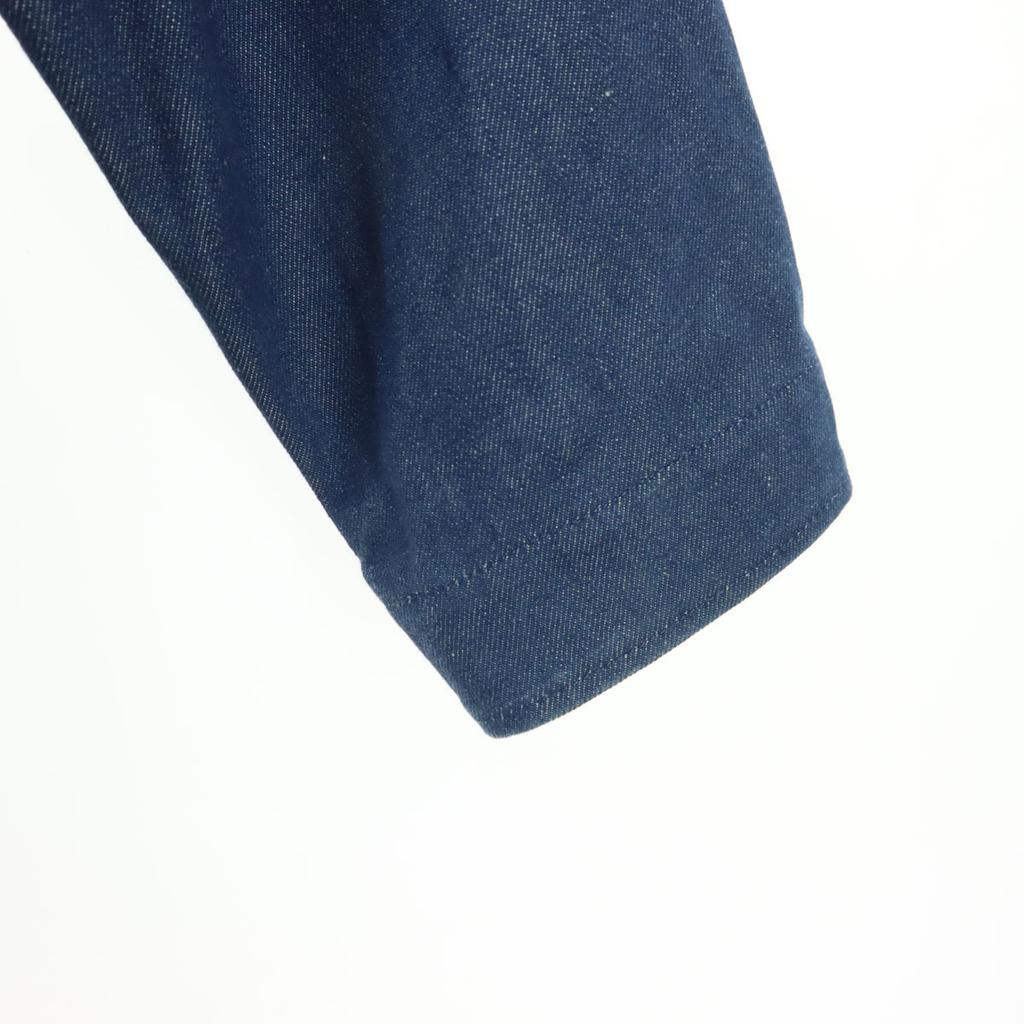 ciatre Long sleeve Full zip Denim Jacket L Blue Men's Used