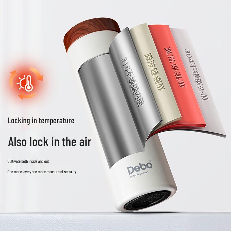 Debo DEP-852 Carol 316 Stainless Steel Portable Insulated Mug 260ml