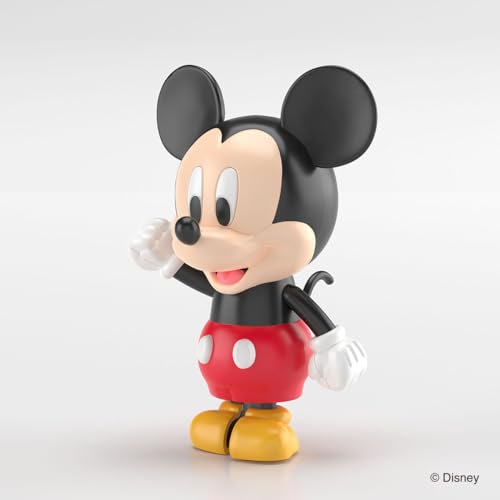 Aoshima Bunka Kyozaisha Rakupura Tokotoko No.DP-01 Disney Character Mickey Color-coded Plastic Model