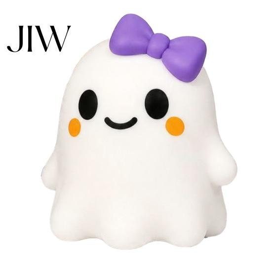 Decompression Toy Halloween Bow Ghost Squeeze Toy, Stress Relief Cartoon Sensory Gadget Soft Stretchy Party Favors for Adults Kids Fidget