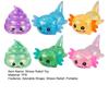 6 Stück Salamander-Kacke Quetschspielzeug Stressabbau Glitzernde Salamander-Kacke Stressball Sensorisches Spielzeug Dekompression Fidget Spielzeug Party