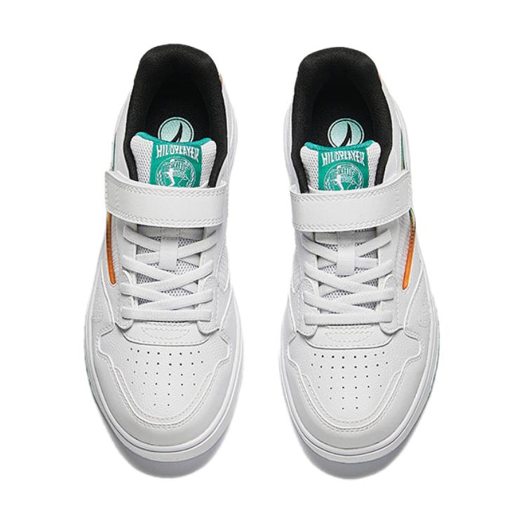 Anta Kids Comfortable Versatile Sneakers Kids Sneakers White Green 312438008-2