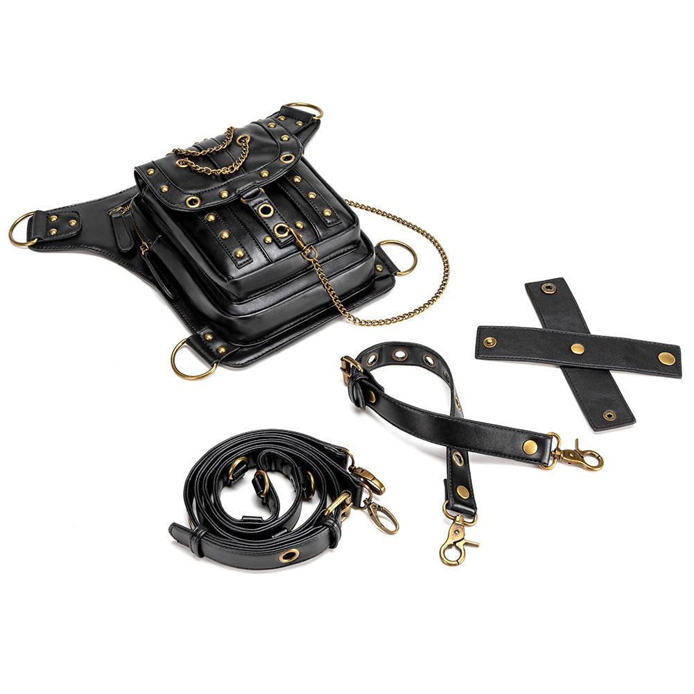 Woman Bag Steampunk Retro Bag Single Shoulder Messenger Bag Outdoor Phone Chain Waist Bag Male Fanny Pack Leg Bag