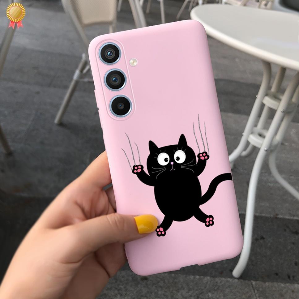 For Samsung Galaxy A24 A 24 4G Case Cute Shockproof Silicone Cartoon Back Cover For Samsung A24 SM-A246M A 24 Funda