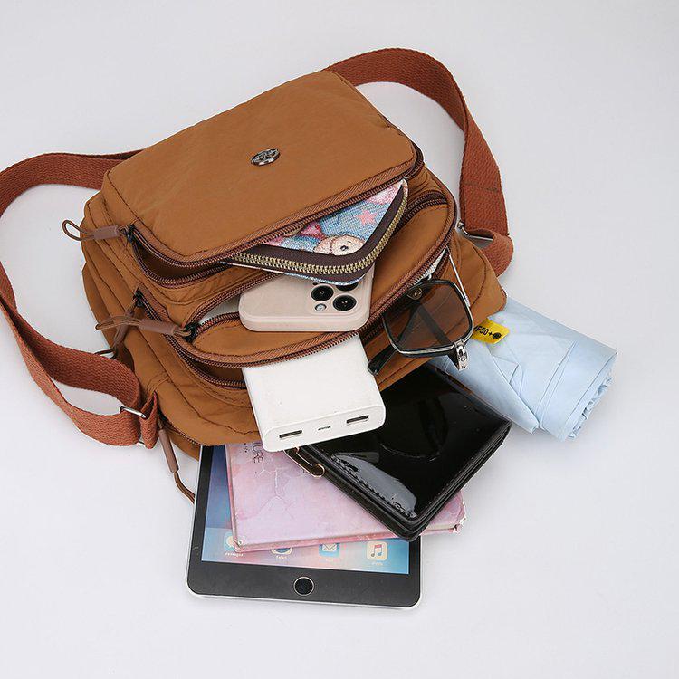 Women's Multi-functional Crossbody Bag: Fashionable, Layered, Casual Handbag and Shoulder Bag for Everyday Use