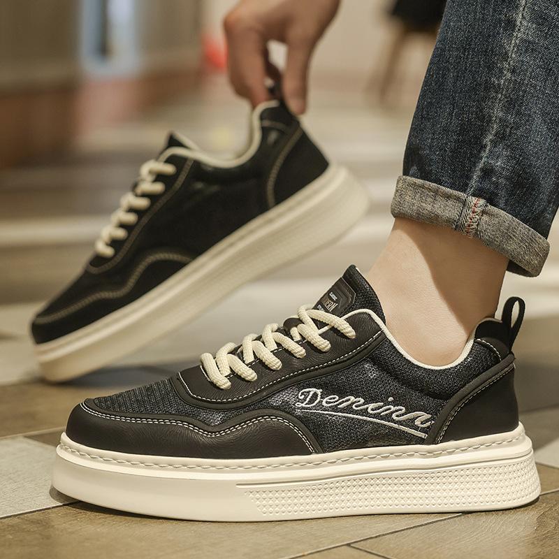 New low-top casual thick baseplate shoes high-quality soft-soled non-slip sports shoes