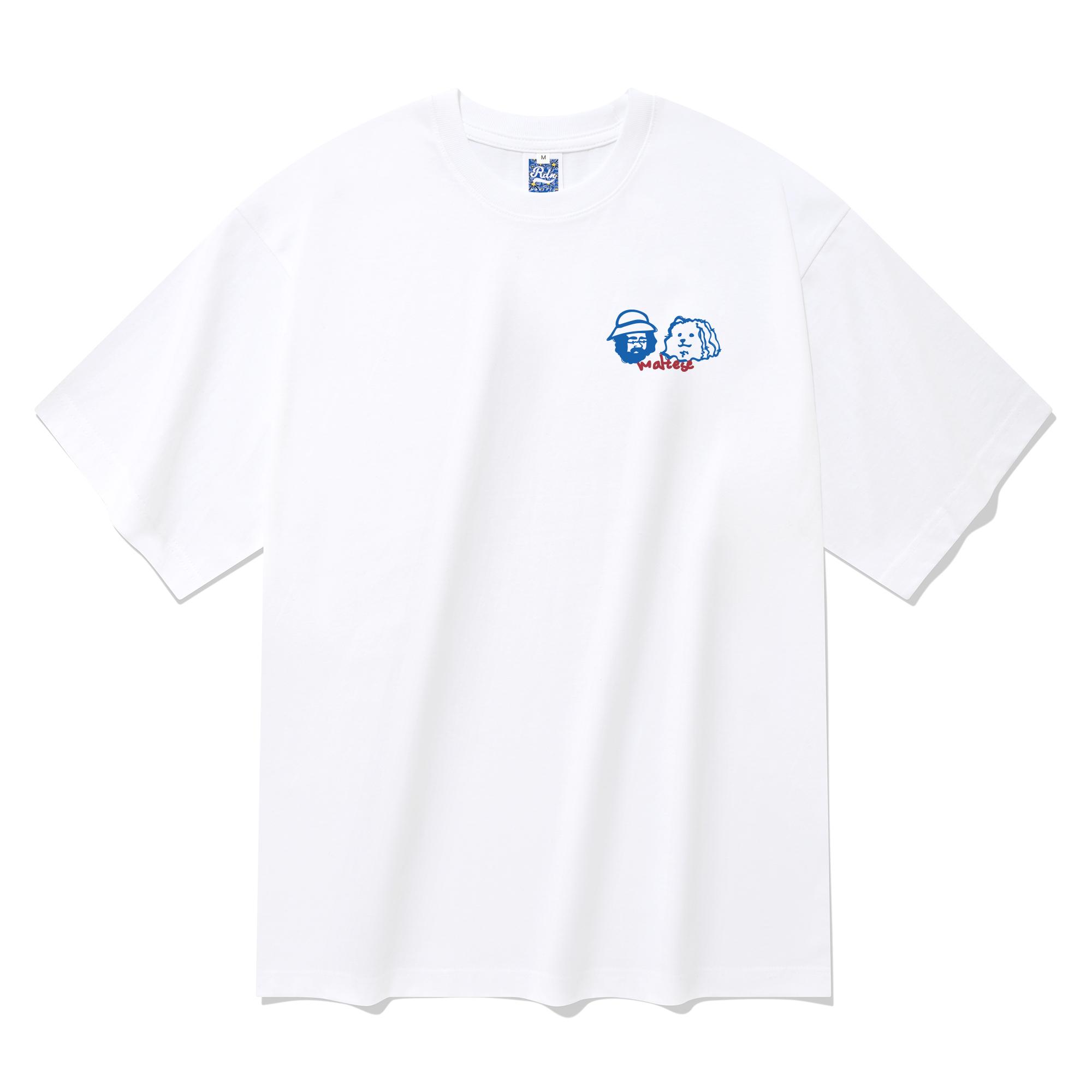Radineo Best Friends Short Sleeve T-Shirt White L
