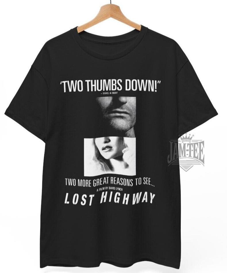 Lost Highway Two Thumbs Down - Vintage David Lynch Movie ShirtUnisex Tee XL