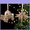 Christmas Tree Scene Decor With Pc Snowflake Ornaments For Holiday Celebration