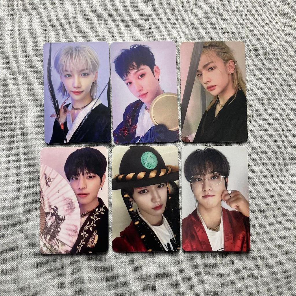[USED] StrayKids INsei subk shop trading cards (6 cards)