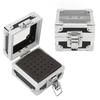 Nail Drill Bits Storage Box 25 Holes Transparent Clamshell Lock Design Dustproof Nail Drill Bits Desktop Container