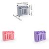 Wall Mounted Storage Rack Partition Storage Bathroom Organizer Toothpaste Holder  Dormitory