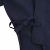Edoten Men's Samue (Work Clothes) - Kurume Tsumugi Weave, Made In Japan with Premium Materials, Dark Red, Size LL