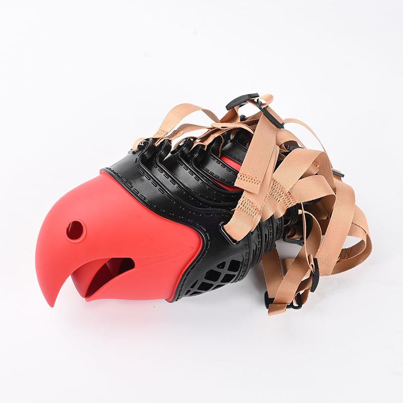 TPE Dog Mouth Cover Anti Bite Anti Barking Disorderly Eating Dog Mouth Cover Parrot Shaped Small Dog Large Pet Barking Stopper