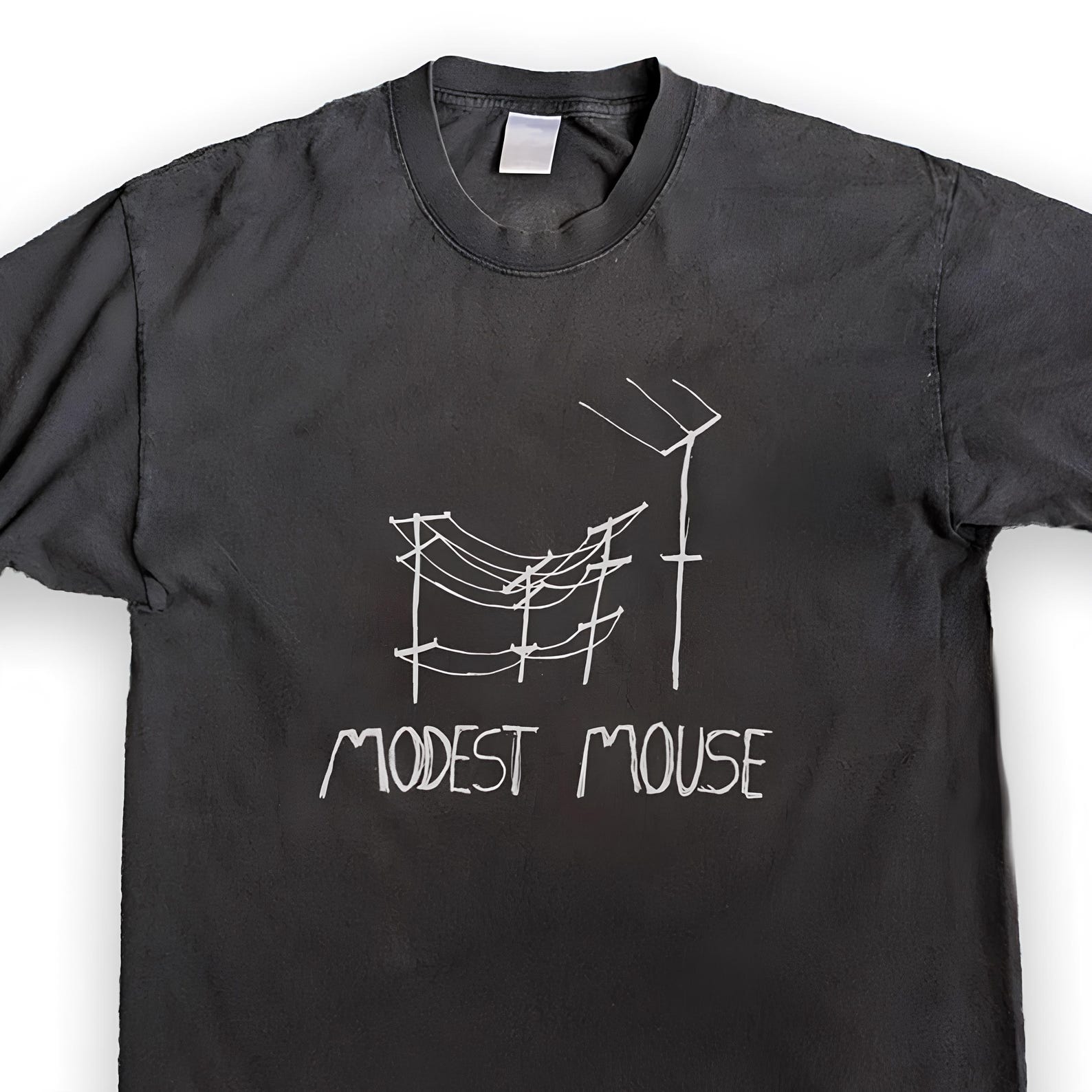 Modest Mouse band T shirt Size S-4X Black Casual Gildan 5000 XL