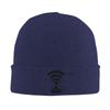 New Meditate Wifi Icon Warm Knitted Cap Fashion Bonnet Hat Autumn Winter Outdoor Beanies Hats For Unisex Adult