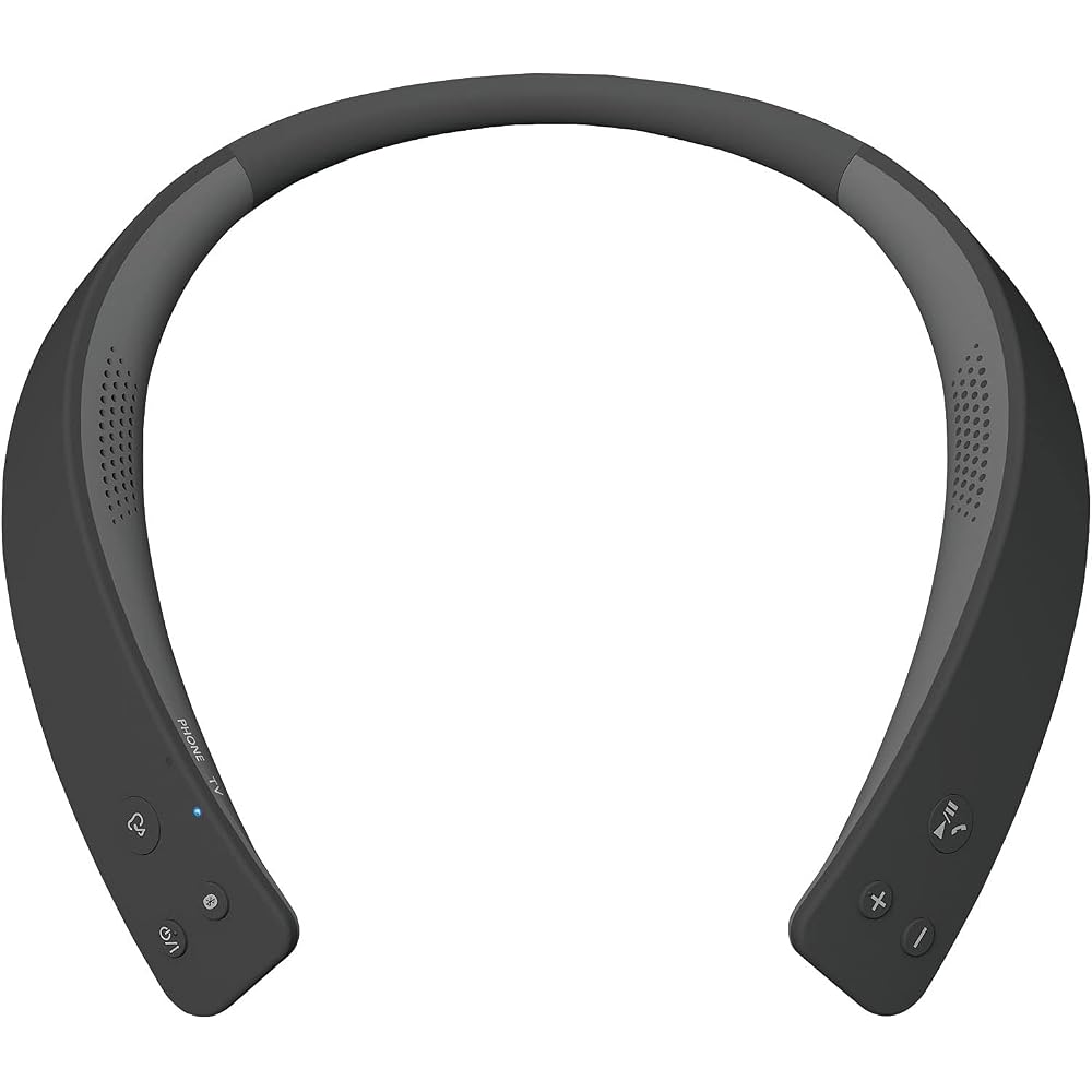 Panasonic Wireless Neck Speaker, Bluetooth, Built-in Microphone, Hands-Free, Approx. 13 Hours Continuous Playback, SC-WN10-K, Black