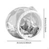 Space Capsule Cat Bed Stable Activity Center House for Kitten Cats Kitty Without Flannel Door