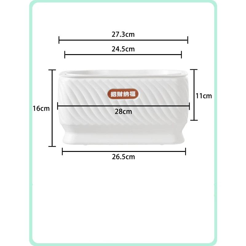 Self Watering Flower Pot Plastic Plant Pots Self Watering Planter Pot Vase For Home Decoration