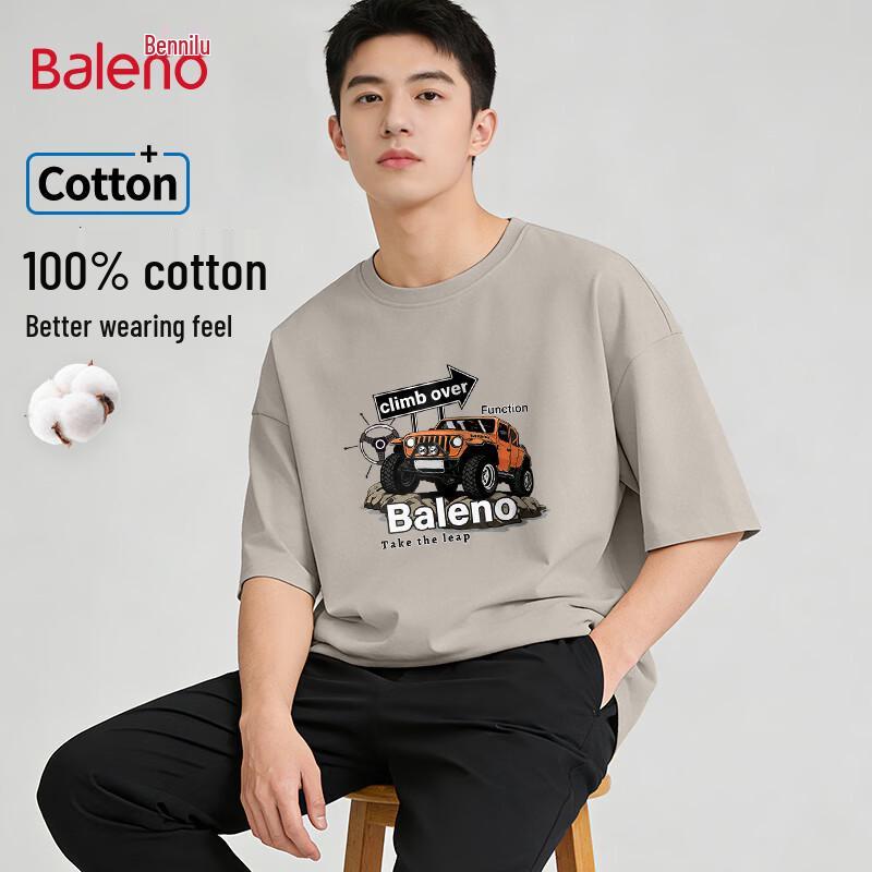 Baleno Unisex Jeep Graphic T-Shirt M