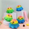 Kawaii Colorful Octopus Cure Stress Decompression Vent Girl Kids Toy Tpr Fidgeting Toy Stress Ball Party Game Birthday Present