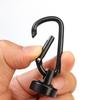 1/5PCS Carabiner Magnetic Hooks Strong Neodymium Magnet with Swivel Carabiner Heavy Duty Kitchen Bathroom Hanging Magnetic Hook