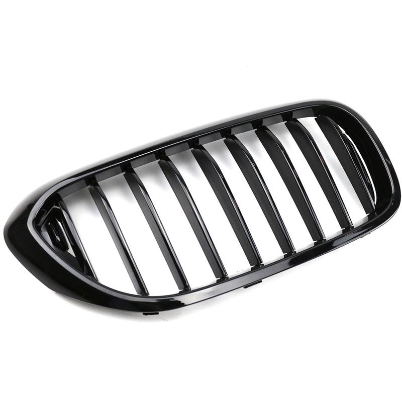 ABS Single Slat Gloss Black Grills Front Kidney Grill For Bmw 5 Series G30 G38 525I 530I 540I 550I 217- Car Replacement