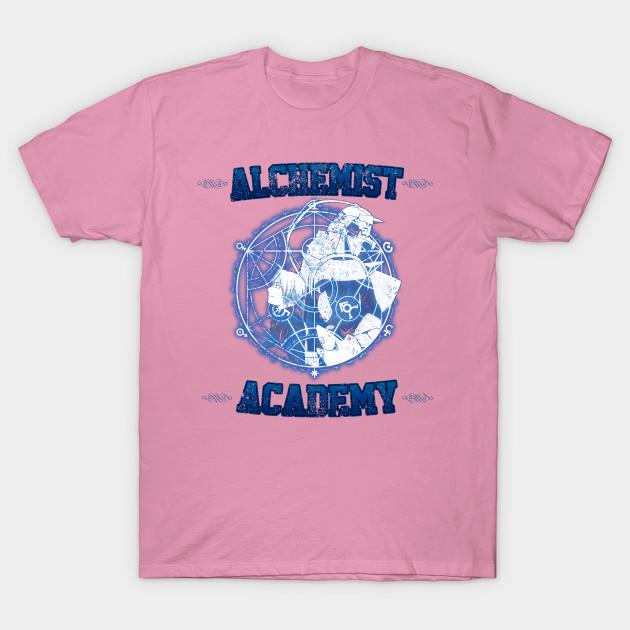 T-Shirt Damen Alchemist Academy Harajuku Print Kawaii T-Shirt Sommer Kurzarm Damen T-Shirt Top Tee