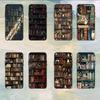 Lese Bücher Illustration Handyhülle Für Samsung S25,S24,S21,S22,S23,S30,Ultra,S20,Plus,Fe,Lite,5G Schwarze Hülle