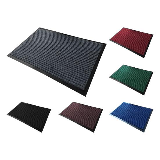 Yousheng Floor Mat Stripe Low Profile Absorb Moisture Door Mat Dust Anti-Slip Foundation Superior Absorbency Entryway Rug for Bathroom Kitchen